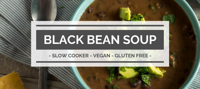 vegan black bean soup slow cooker